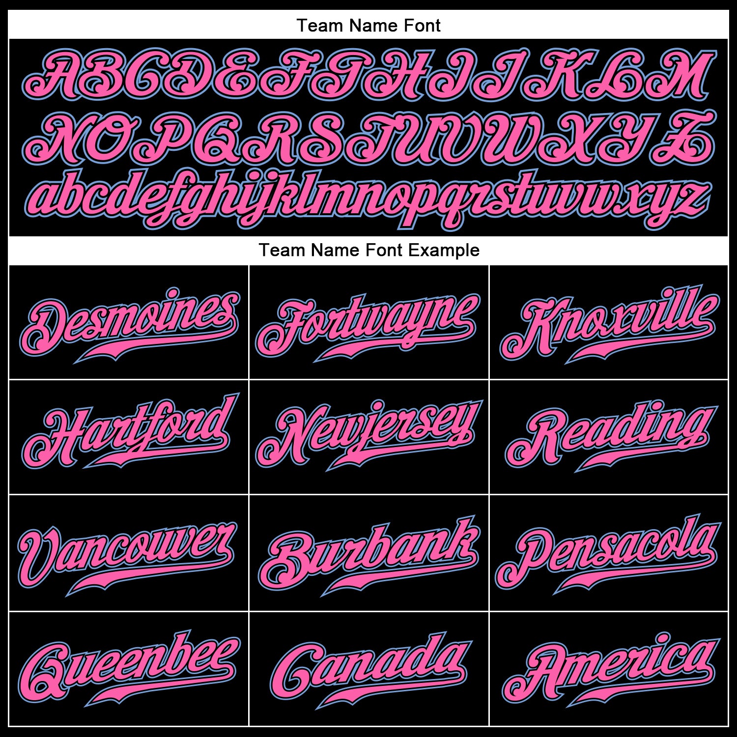 Custom Black White Pinstripe Pink-Light Blue Authentic Baseball Jersey - Image 5