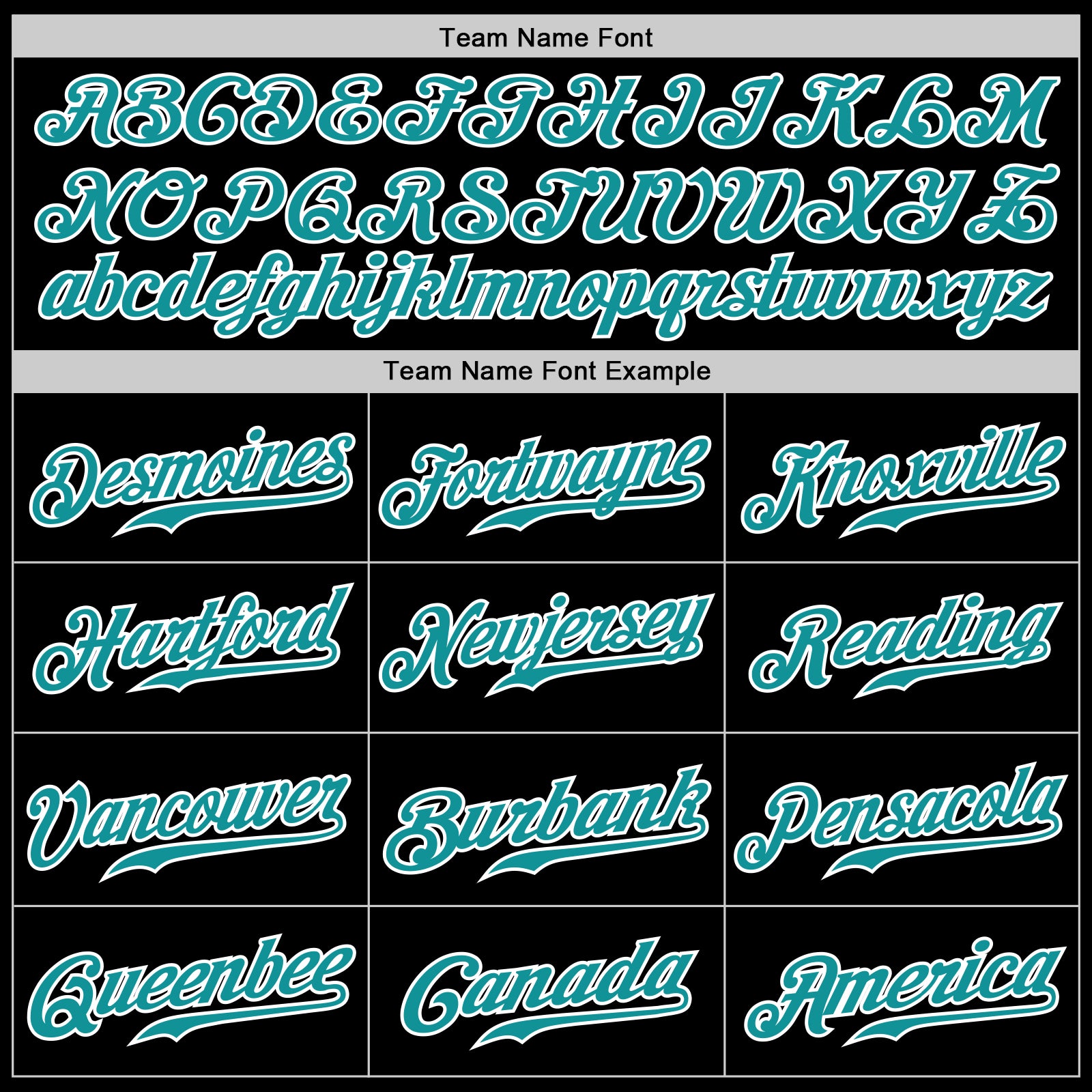 Custom Black Aqua Pinstripe Teal-White Authentic Baseball Jersey - Image 5