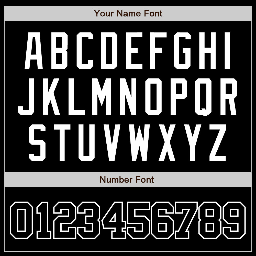 Custom Black White Authentic Baseball Jersey - Image 6