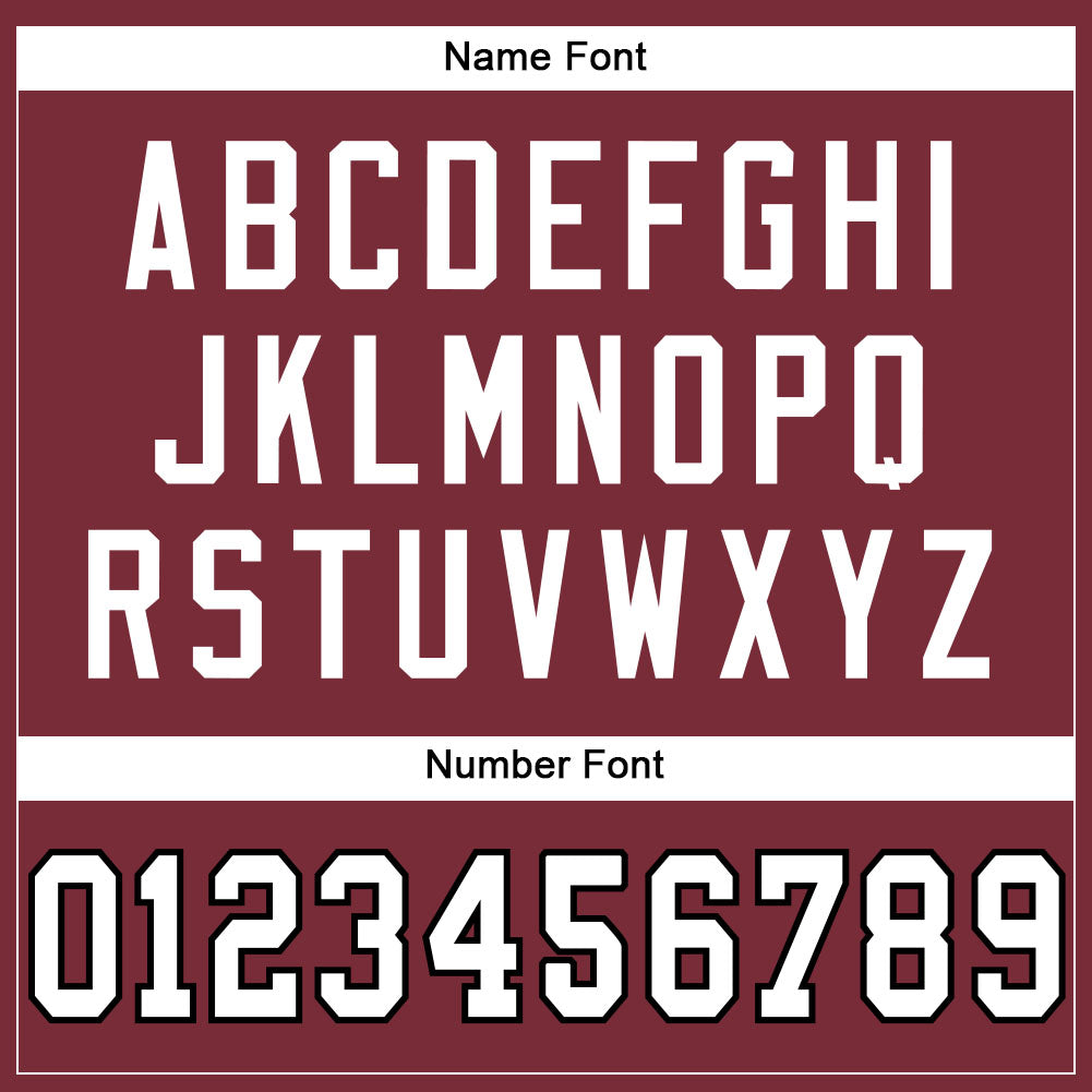 Custom Burgundy White-Black Mesh Authentic Football Jersey - Image 4
