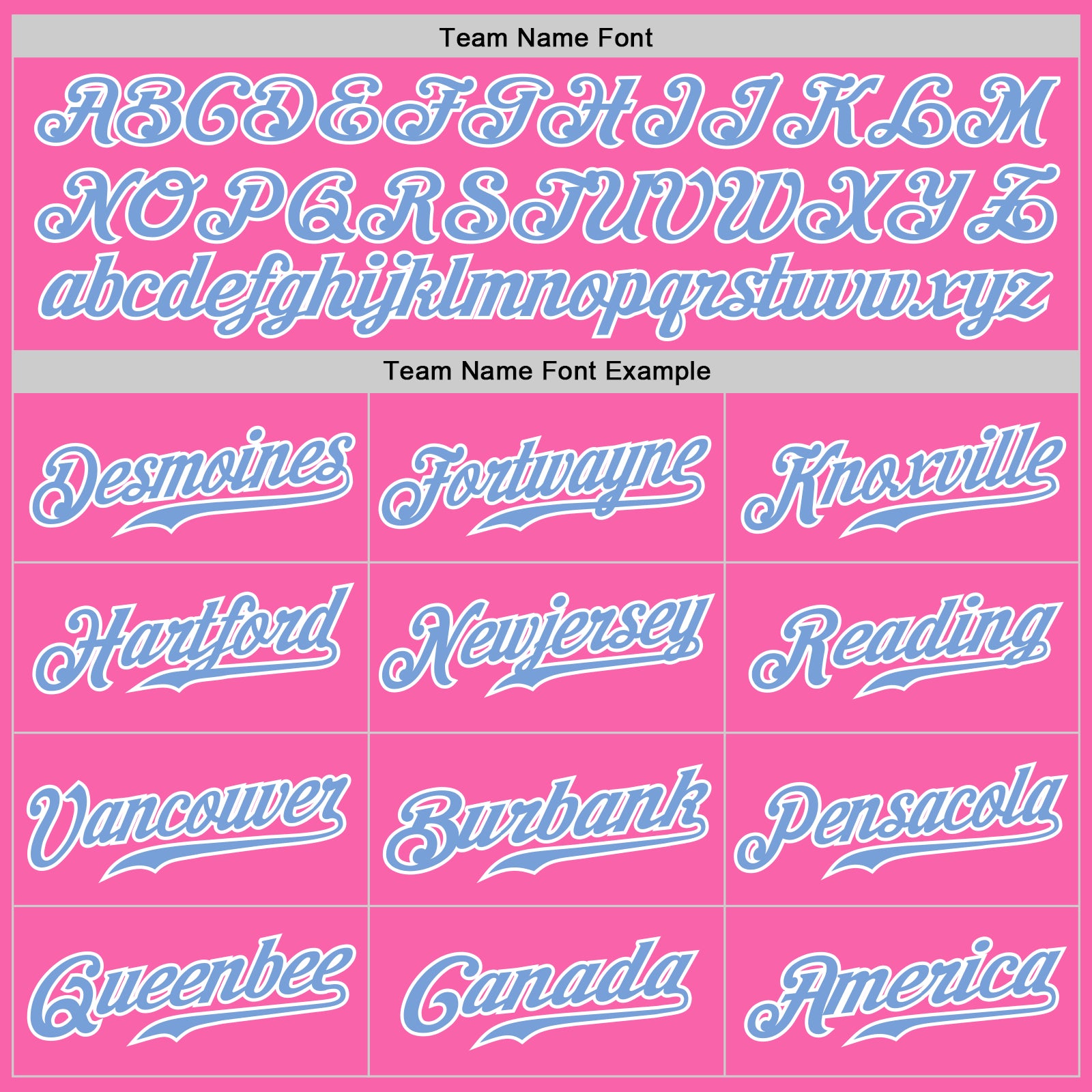 Custom Pink White Pinstripe Light Blue-White Authentic Baseball Jersey - Image 6
