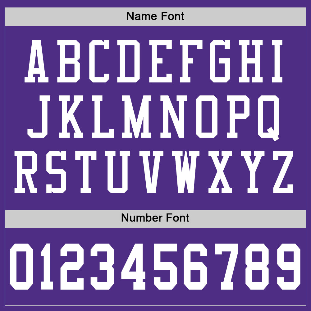 Custom Purple White Mesh Authentic Football Jersey - Image 4