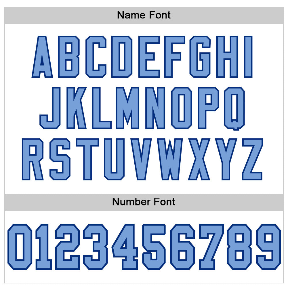Custom White Light Blue-Royal Mesh Authentic Football Jersey - Image 4