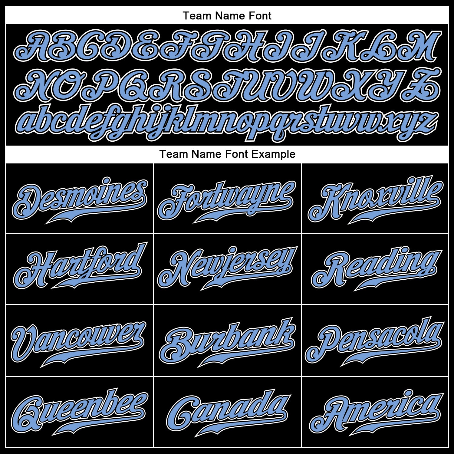 Custom Black Light Blue-White Authentic Baseball Jersey - Image 4