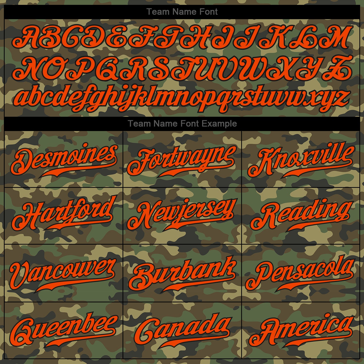Custom Camo Orange-Black Authentic Salute To Service Baseball Jersey - Image 5